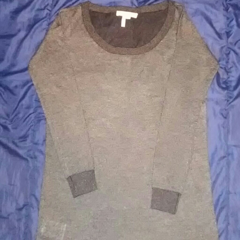 Black w silver sweater dress